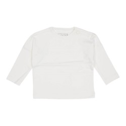 Блуза с Дълъг Ръкав и Джобче Soft White 80