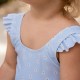 Детски Цял Бански Костюм, Daisies Blue - 98/104