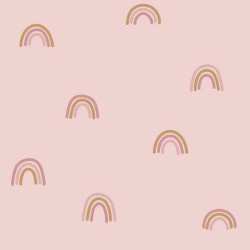 Тапет за Детска Стая Little Rainbows Pink