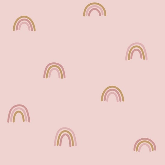 Тапет за Детска Стая Little Rainbows Pink