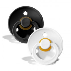 2 бр. Биберони BIBS, Black/White, 6-18 месеца