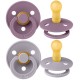 2 бр. Биберони BIBS, Fossil Grey/Mauve, 6-18 месеца        