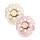 2 бр. Биберони BIBS Boheme, Ivory/Blossom, 0-6 месеца