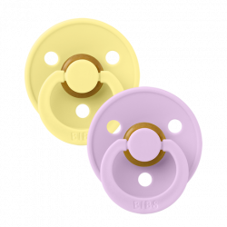 2 бр. Биберони BIBS, Sunshine/Violet Sky, 6-18 месеца