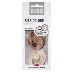 2 бр. Биберони BIBS, Woodchuck/Blush, 6-18 месеца        