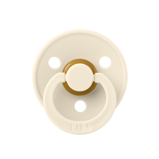 Биберон BIBS COLOUR, Ivory, 0-6 месеца