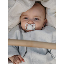 2 бр. Силиконови Биберони BIBS Supreme, Blossom/Dusky Lilac, 0-6 месеца