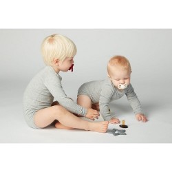 2 бр. Биберони BIBS Supreme, Каучук, Симетрични Ivory/Blush, 0-6 месеца