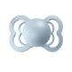 2 бр. Биберони BIBS Supreme, Каучук, Iron/Baby Blue, 6-18 месеца	