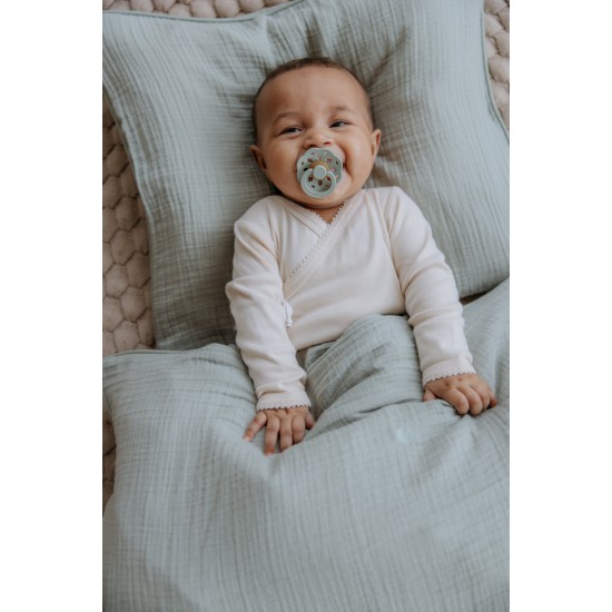 2 бр. Биберони BIBS Boheme, Baby Blue/Island Sea, 0-6 месеца