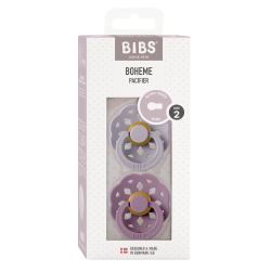 2 бр. Биберони BIBS Boheme, Fossil Grey/Mauve, 6-18 месеца
