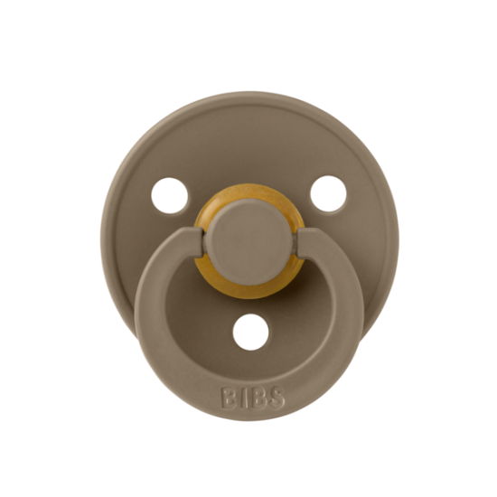 2 бр. Биберони BIBS COLOUR, Ivory/Dark Oak, 0-6 месеца