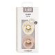 2 бр. Биберони BIBS COLOUR, Анатомични Ivory/Blush, 6-18 месеца