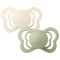 2 бр. Биберони BIBS Couture, Каучук, Ivory/Sage, 6-18 месеца	