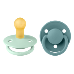 2 бр. Биберони BIBS De Lux, Nordic Mint/Island Sea, 6-18 месеца