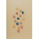 2 бр. Силиконови Биберони BIBS De Lux, Cloud/Steel Blue, Универсален Размер 0-3 години