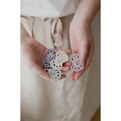 2 бр. Силиконови Биберони BIBS Infinity, Анатомични Ivory/Sage, 0-6 месеца