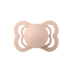 2 бр. Силиконови Биберони BIBS Supreme, Blush GLOW/Vanilla GLOW, 0-6 месеца