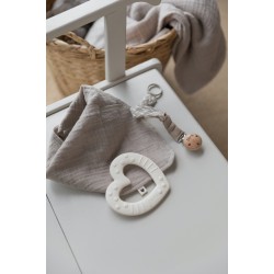 Бебешка Гризалка Сърчице Ivory BIBS
