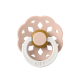 Биберон BIBS Boheme, Blush GLOW, Каучук, 6-18 месеца