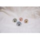 Биберон BIBS Boheme, Blush GLOW, Каучук, 6-18 месеца