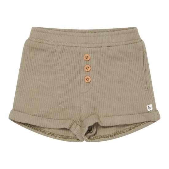 Къси Рипсени Панталони Little Goose Olive 50-56
