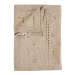 Плетено Бебешко Одеяло Pointelle Vanilla BIBS