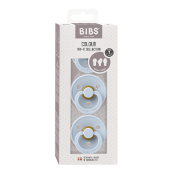 Сет 3 Биберона COLOUR Baby Blue BIBS