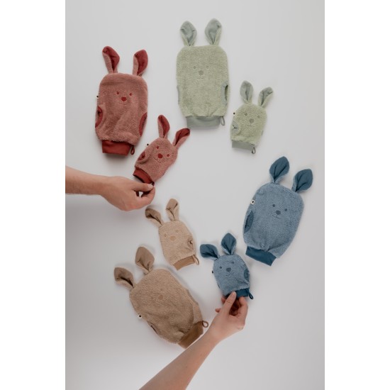 Сет Хавлиени Ръкавички за Баня Kangaroo Sage BIBS