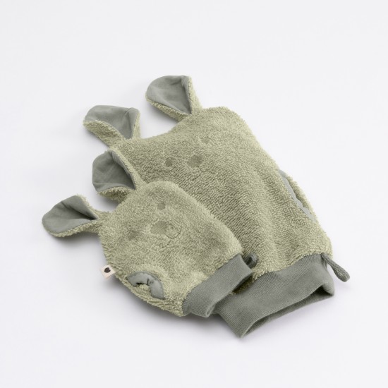 Сет Хавлиени Ръкавички за Баня Kangaroo Sage BIBS