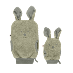Сет Хавлиени Ръкавички за Баня Kangaroo Sage BIBS