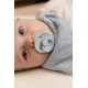 2 бр. Биберони BIBS COLOUR, Iron/Baby Blue, 18+ месеца