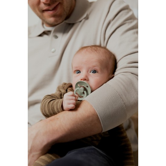2 бр. Биберони BIBS COLOUR Sage/Hunter Green, 18+ месеца