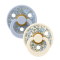 2 бр. Биберони BIBS Liberty COLOUR Eloise - Dusty Blue Mix, 6-18 месеца