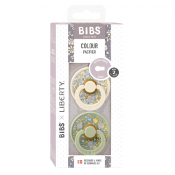2 бр. Биберони BIBS Liberty COLOUR Eloise - Sage Mix, 6-18 месеца