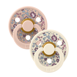 2 бр. Биберони BIBS Liberty COLOUR Eloise Blush Mix, 6-18 месеца
