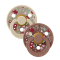 2 бр. Биберони BIBS Liberty COLOUR Chamomile Lawn - Woodchuck Mix, 6-18 месеца