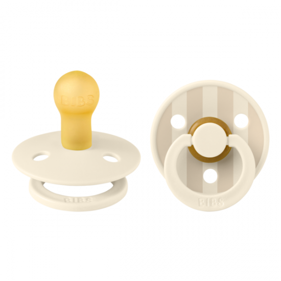 Биберон BIBS Studio COLOUR Pin, Ivory Vanilla, 6-18 месеца