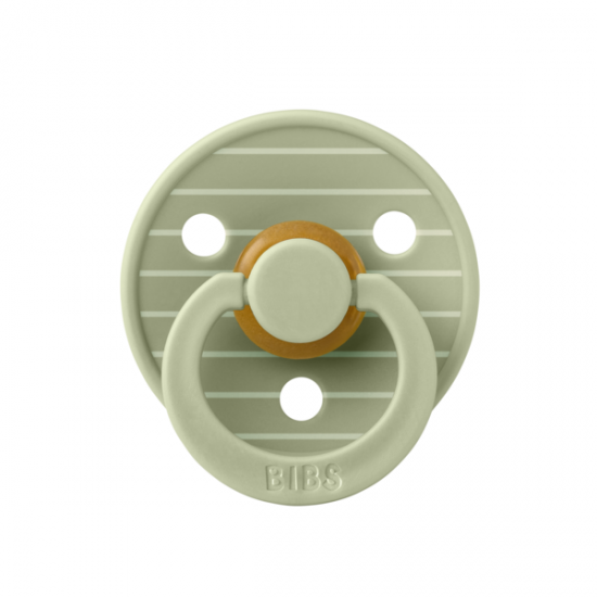 2 бр. Биберони BIBS Studio COLOUR Pin, Sage Mix, 0-6 месеца