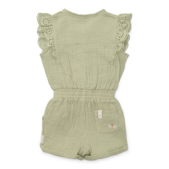 Къс Гащеризон Без Ръкави Grass Green 80