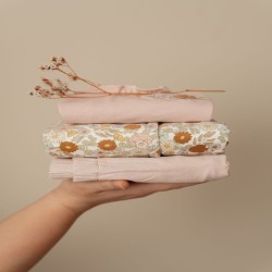 Блуза с Къс Ръкав и Къдрички Vintage Little Flowers 68