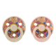 2 бр. Биберони BIBS Liberty COLOUR June Blossom Blush, 6-18 месеца