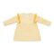 Бебешка Карирана Рокля с Дълъг Ръкав Warm Yellow 44