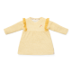 Бебешка Карирана Рокля с Дълъг Ръкав Warm Yellow 44