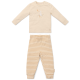 Бебешка Пижама от Две Части Natural Stripes 62-68