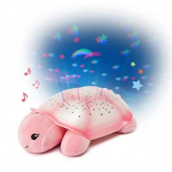 Звезден Проектор с 3 Цвята Светлина и Звуци Twinkling Twilight Turtle™ - Rose