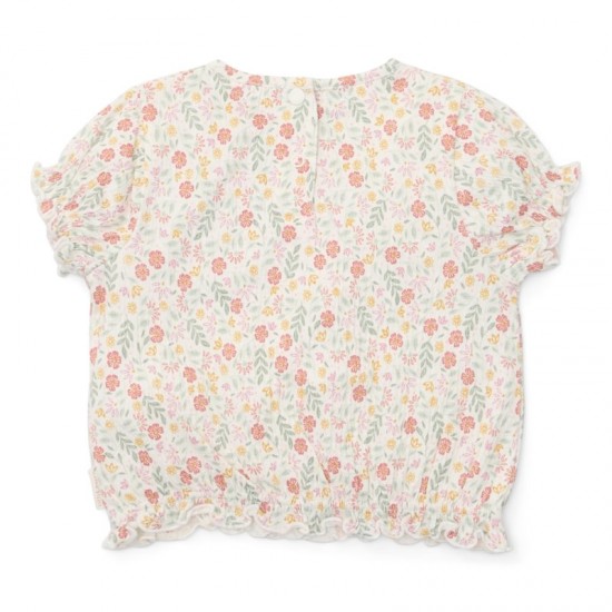 Детска Блуза с Къс Ръкав Creme 98