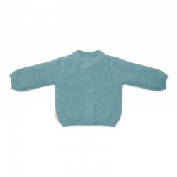 Бебешка Плетена Жилетка Baby Blue 56