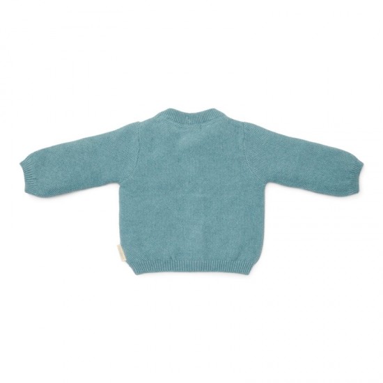 Бебешка Плетена Жилетка Baby Blue 74