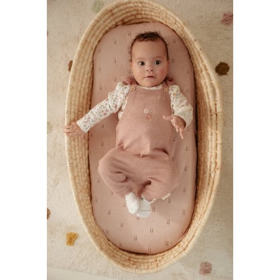 Бебешки Плетен Гащеризон Fairy Pink 56